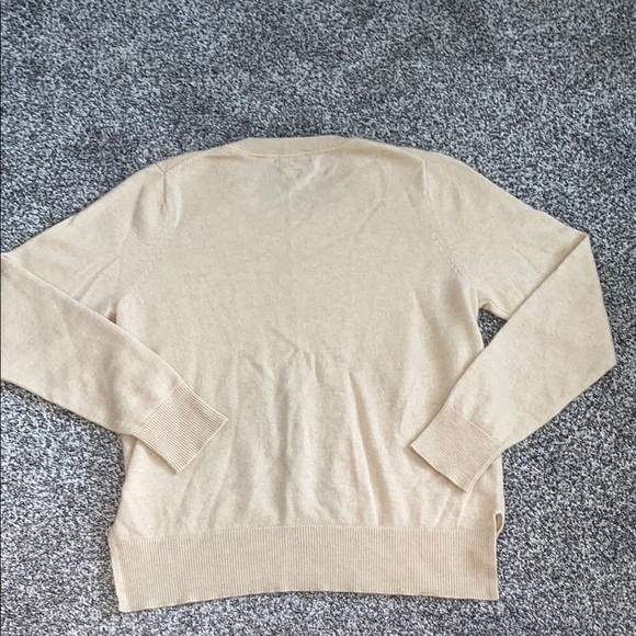 Tyler Boe Light Beige Cashmere Pullover - Picture 5 of 5